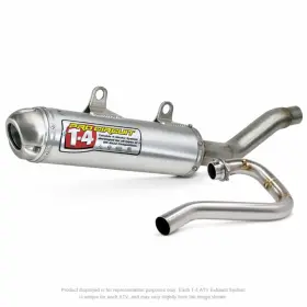 Pro Circuit 4qh90090 T-4 Exhaust System With Spark Arrestor Silencer