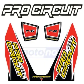 Pro Circuit Mn/96gr T-6 Exhaust Decal For 2004-2015 Suzuki Rm-z250 - Graphics Fu