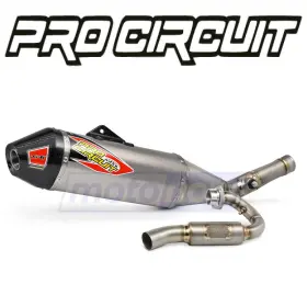 Pro Circuit Mn/b1w0 Ti-6 Full System For 2009-2015 Kawasaki Kx450f - Exhaust Vi