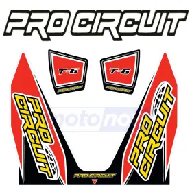 M2j8 Pro Circuit Mn/m2j8 T-6 Exhaust Decal For 2005-2015 Suzuki Rm-z450 - Graphics Wp