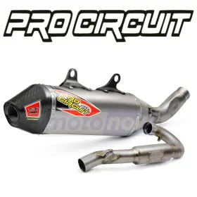 Pro Circuit Mn/v6tz Ti-6 Full System For 2019-2021 Ktm 350 Sx-f - Exhaust Ko