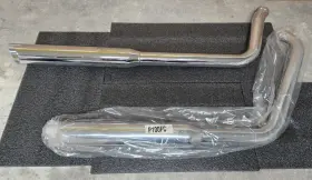 Ds-210436 Python Genuine Exhaust System. High/low System 1984-1998 Flstf And Flstn