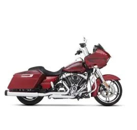 Rinehart 100-1412c Chrome 4.5 In Slimline Duals Exhaust System 2017 Up Touring