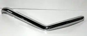 Rinehart Racing 300-0146 Churchill 2-2 Front Heat Shield Chrome 86-17 Softail