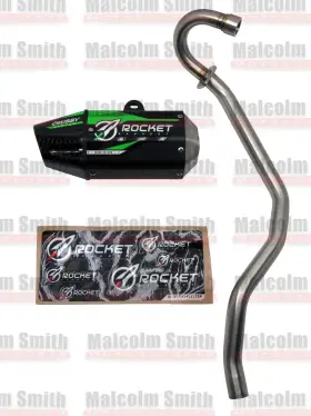 Ka11002 Rocket Exhaust Chubby Full System Kawasaki Klx110 Klx 110 Klx110l 110l
