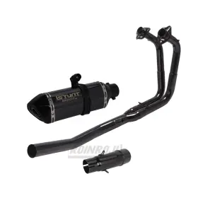 Roinroji Yj-250505-3 Exhaust Header Front Muffler Pipe Tip For Kawasaki Ninja 400 250 Z400 Z250 17-21