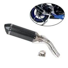 Roinroji Yj-250526-10 Motorcycle Exhaust Muffler Mid Link 2 Pipe For Suzuki Gsxr 600 750 2008-2010