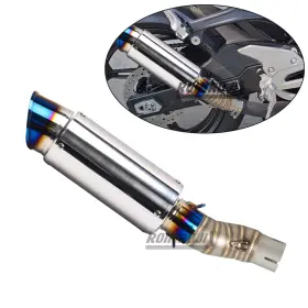 Yj-250526-8 Roinroji Slip On System Mid Exhaust Pipe Muffler For Cf-moto 450sr 450ss 450nk 2022-2024