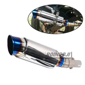 Yj-250527-2 Roinroji Exhaust System Muffler Link Pipe For Kawasaki Z250 Z300 Ninja300 250r Aggressive