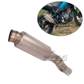 Yj-250527-5 Roinroji 2 Exhaust Muffler Mid Link Pipe For Cf-moto 450mt Cfmoto Ibex 450 2024 2025