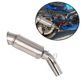 Yj-250529-6 Roinroji Motorcycle Exhaust Slip-on Muffler Mid Pipe For Suzuki Gsxr 600 750 2011 -2016