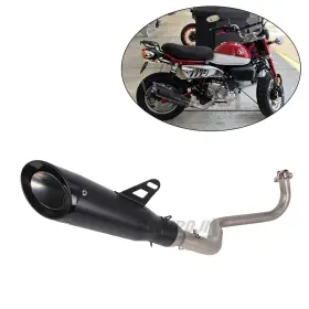 Yj-250605-4 Roinroji Motorcycle Full Exhaust For Honda 2013-2023 Grom Msx 125 Low Mount Black Muffler Yj-250605-4 Roinroji Motorcycle Full Exhaust For Honda 2013-2023 Grom Msx 125 Low Mount Black Muffler