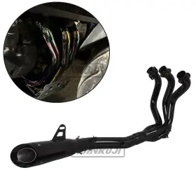 Yj-250616-1 Roinroji Full Motorcycle Exhaust Slip On Muffler For Yamaha Mt09 Fz09 Fj09 Xsr900 14-20