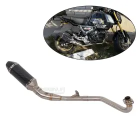 Yj-250707-6 Roinroji Full System Muffler Low Mount Exhaust Baffle Tip For Honda Grom 125 2021-2025