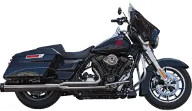 550-1087 S And Cycle 2-into-1 Lava Chrome Sidewinder Exhaust Systems