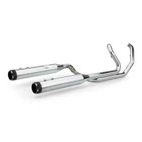 550-0677b S&s Cycle El Dorado Exhaust Chrome With Black Thruster End Caps