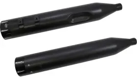 550-0680b S&s Cycle El Dorado Dual Exhaust System - Black With Tracer End Caps