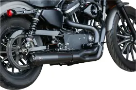 550-0952a S&s Cycle Black 50 State Legal Superstreet 2-1 Exhaust System 2014-22 Harley Sportster