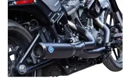 550-1106 S&s Cycle Qualifier Race 2 1 Full Exhaust System Black Harley Davidson Softail 550-1106 S&s Cycle Qualifier Race 2 1 Full Exhaust System Black Harley Davidson Softail
