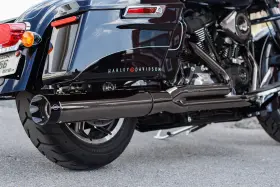 S&s Cycle 550-1123 S&s Sidewinder Lava Chrome 2-1 Exhaust System For 2017-2024 Harley Touring M8