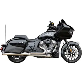 550-1132 S&s Cycle Brushed Stainless Qualifier 2-1 Exhaust System For Indian 20-25 49 State