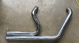 31c-rdr Santee 50 Caliber Custom Exhaust Pipe Sportster With Heat Shields Free Shipping