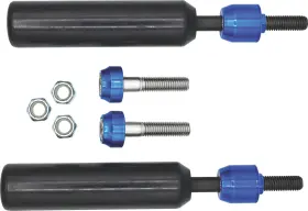 Santoro Fabworx Sf50004 Shock Mount Sliders - Fits Harley Dyna Models Blue