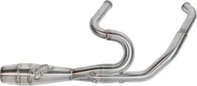 930-01208-b-se Sawicki Speed Shop 2in1 Twin Cam Flt Shorty Cannon Brushed Ss 930-01225