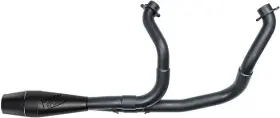 930-01324 Sawicki Speed Shop 2-into-1 Shorty Cannon Exhaust System Black Indian Chief 2022