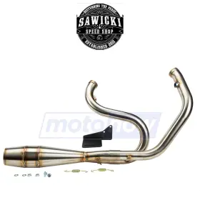 6p1n Sawicki Speed Shop Mn/6p1n 2 Into 1 Pipe Exhaust Systems For 2018-2020 Harley Il