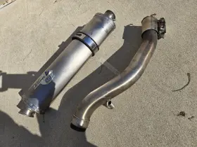 Sbk 4xv-14710-11-00 98 99 1998 1999 Yamaha R1 Titanium Exhaust System Pipe Slip On 4xv