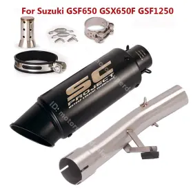 Sc-project 3a1758922 For Suzuki Gsf 650 Bandit 1250 2007-2016 Slip On Muffler Black Exhaust Mid Pipe