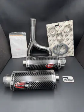 Scorpion 70-2-si103ceo Suzuki B-king 1300 2008-2012 Exhaust Mufflers Double Slip-on Carbon