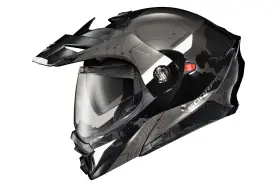 Scorpion 96-1024 Exo-at960 Modular Helmet Topographic Md Black/white
