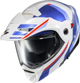 Scorpion 96-1206 Exo-at960 Monk Helmets Xl White/blue