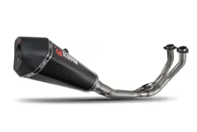 Rka139sysceo Scorpion Exhaust Exhausts Serket Taper Full Kawasaki Ninja 650 2017-2022 Cf