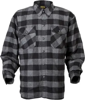 Scorpion Sports Inc. 13403-4 Covert Flannel Shirt Md Black/grey