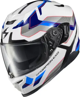 Scorpion T52-1213 Exo-t520 Zuse Helmets Sm White/blue