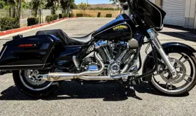 Spc-2-001 Sp Concepts Customs Spc Lanesplitter 17-23 M8 Harley Touring Black Exhaust 2into1