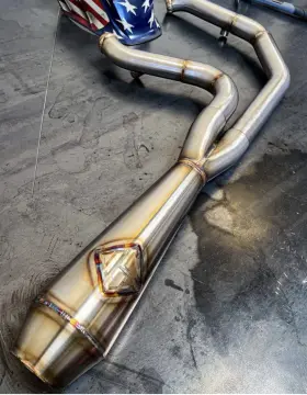 Spc-5-001 Sp Concepts Spc Stainless 2into1 14-22 Harley Sportster Lane Splitter Exhaust