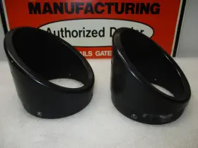 Tab Performace 991-1016 5 Inch Tips End Caps For 50 Cal Slip On Mufflers Slash Cut