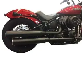 131-1290 Tab Performance Softail Short Chrome Exhaust Pipes #894
