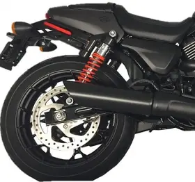 Tab Performance 161-2209 2014-up H-d Street Black Slip-on Exhaust W Zombie Baffle #2112
