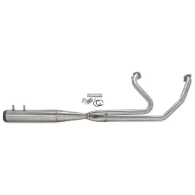 Em-hd21a-001a-bru-0806 Tarazon For Harley Touring Street Glide 95-16 Brushed 2-1 Full Length Exhaust Pipes 2/1