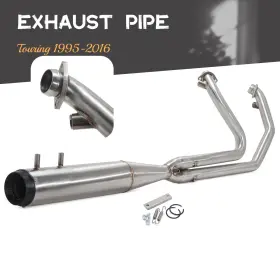 Tarazon Em-hd21a-001a-bru-ca Head Turning 2 Into 1 Exhaust Pipes For Harley-davidson 1995-2016 New Hot