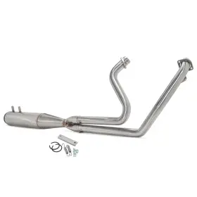Em-hd21a-001a-bru-yp Tarazon 2-1 Exhaust Pipes Breathe Easier For Harley 95-16 Head Turning Nice Sound 2 1