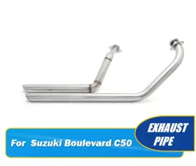 Tarazon Em-suz003-sil-0429 Boulevard C50 Staggered Exhaust Pipe Silencer For Suzuki Volusia 800 Classic