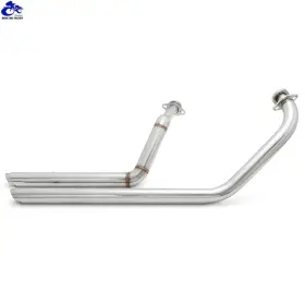 Em-suz003-sil-8261-0224 Tarazon For Suzuki Boulevard C50 Chrome Muffler Exhaust Pipes Vl800 C50b C50t/c Boss