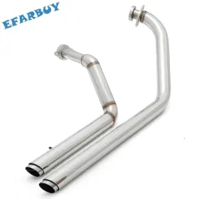 Em-suz003-sil-ef Tarazon Complete Exhaust Pipes Silencer For Suzuki Boulevard C50 C T Boss Classic Vl800