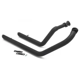 Em-suz003-sil-golf-0518 Tarazon Matte Staggered Exhaust Muffler Pipes Silencer For Suzuki Boulevard C50 Vl800